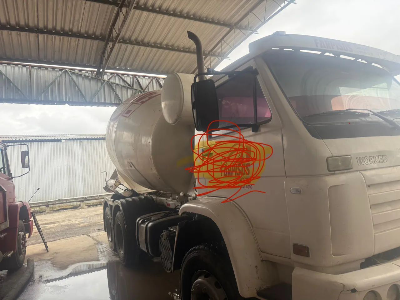 Vendo caminhão betoneira schuing .