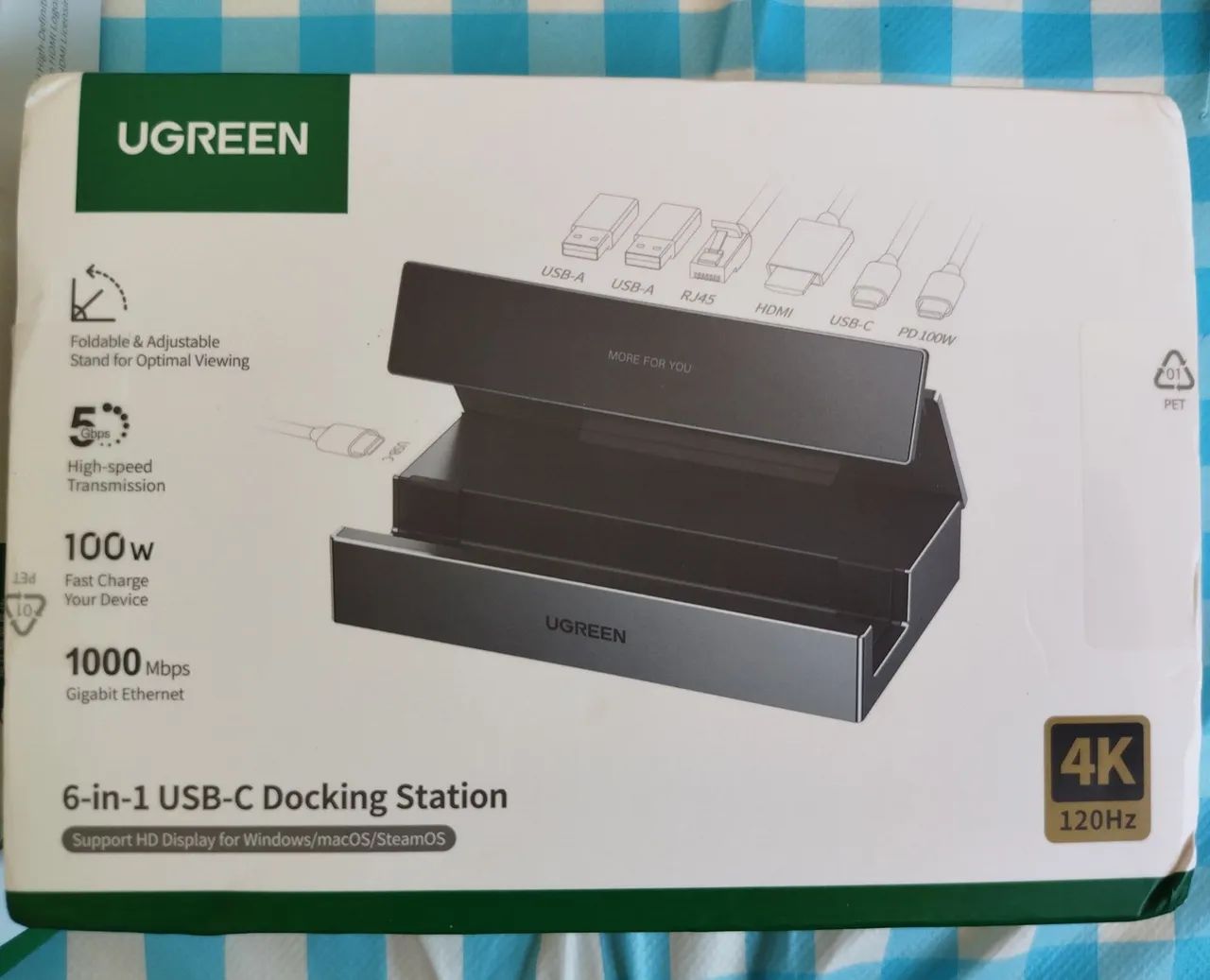 Docki 4k original ugreen Nintendo switch 2/ rog ally/steam deck 