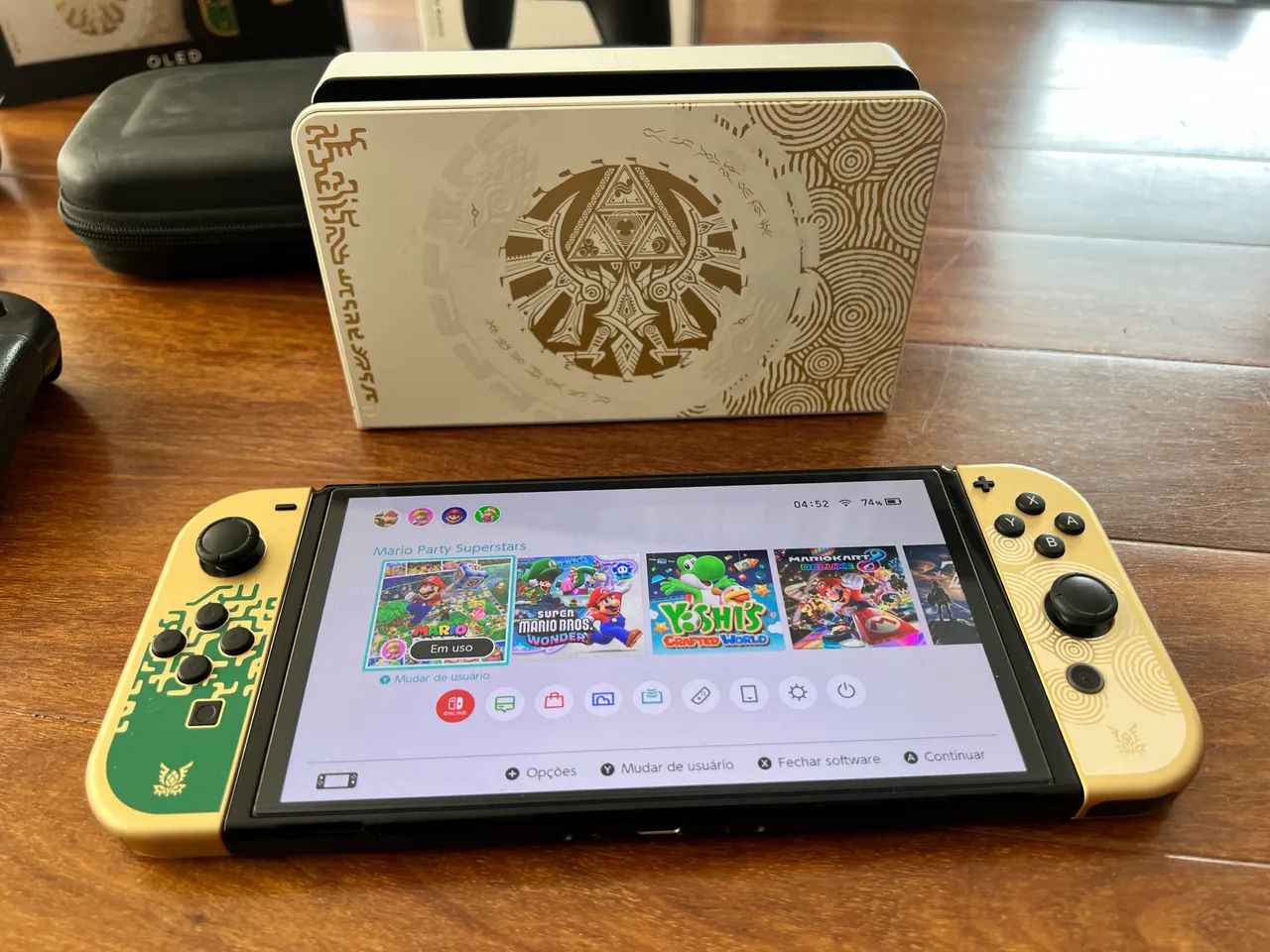 Nintendo switch completo destravado zero na caixa - Consoles de