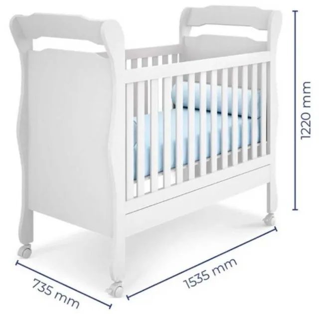 Berço/Mini Cama Colonial-NOVO, DE FÁBRICA! - Foto 4