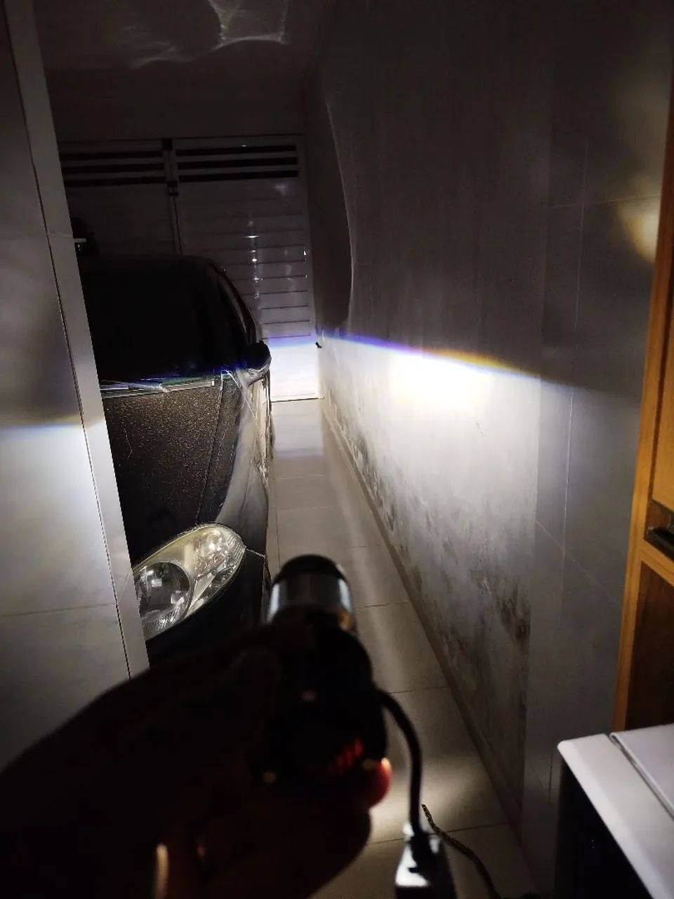 Lâmpada de farol projetor h4 em led  - Foto 3