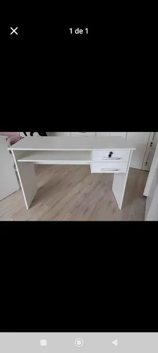 Mesa de Escrivaninha Branca