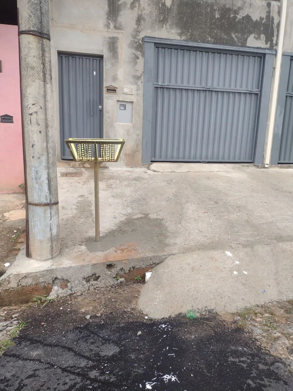 Lixeira de metal para área externa - Foto 5