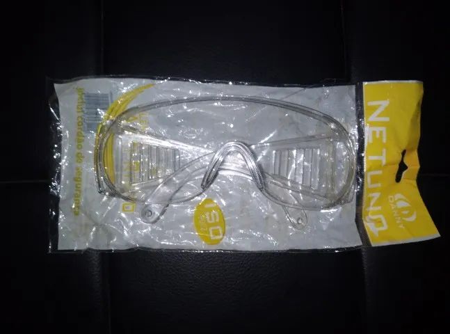 NOVO NA EMBALAGEM! Oculos Proteção Sobrepor Incolor Danny Netuno Antirisco EPI  - Foto 2