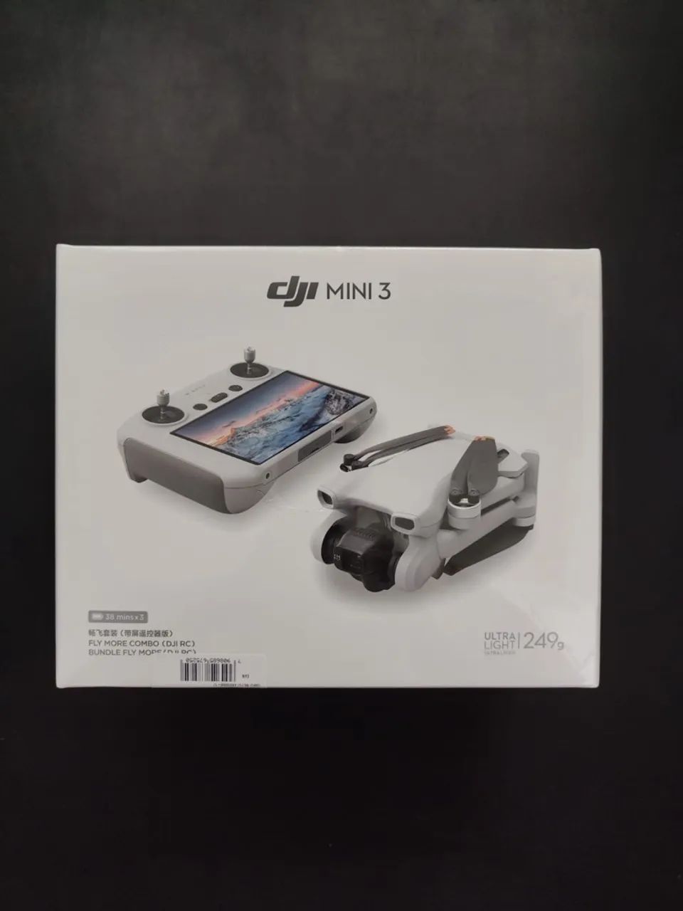 Drone Dji Mini 3 combo Flymore anatel com rádio RC ( tela )  - Foto 4