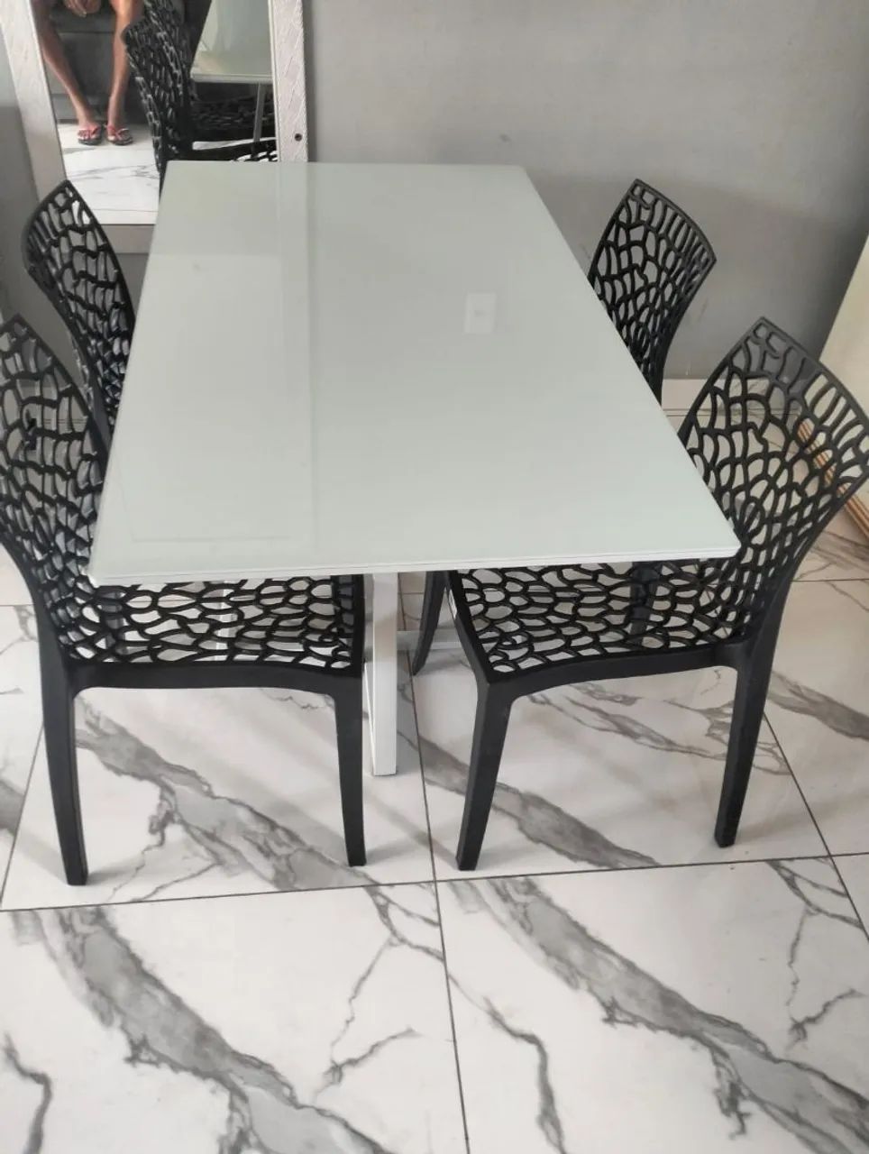 Mesa de jantar retangular  - Foto 3