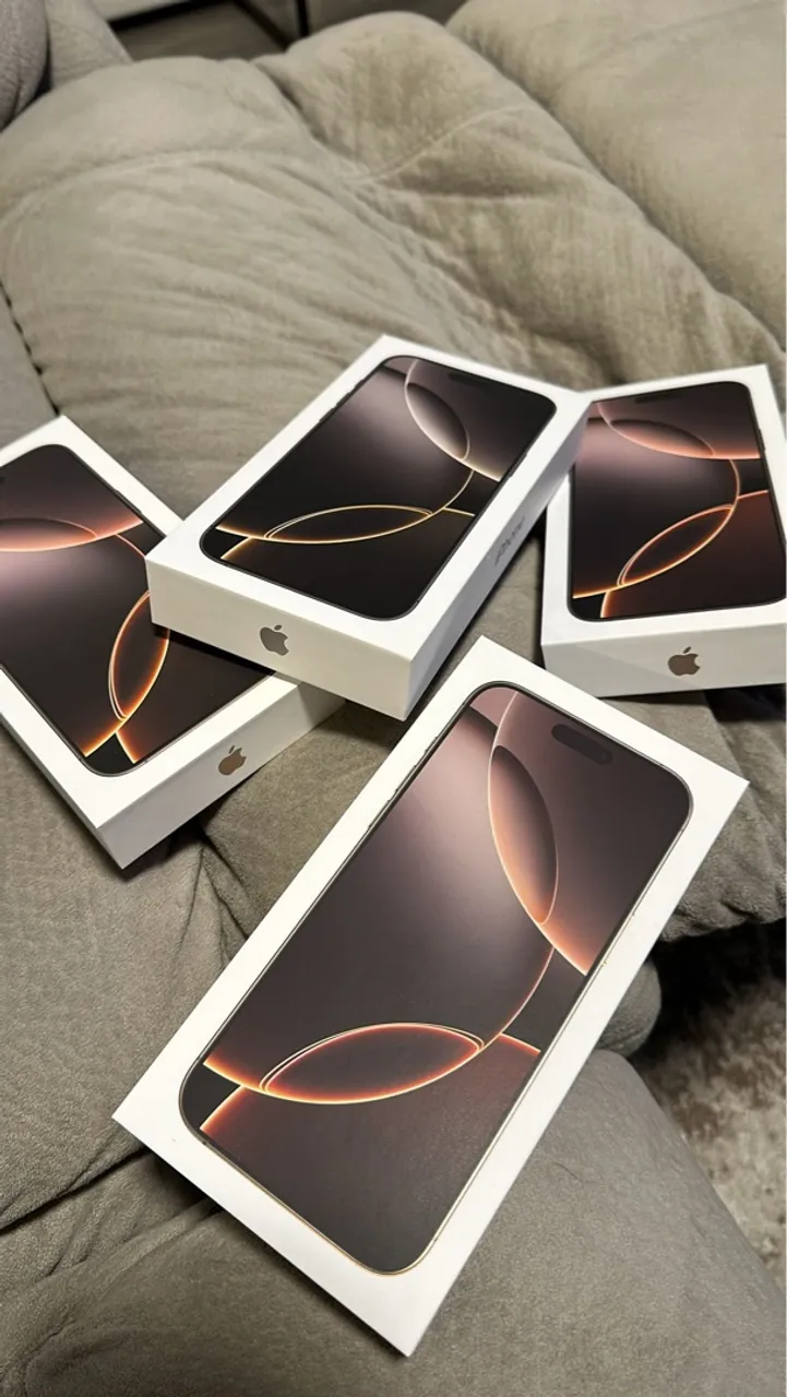 Iphone 16 pro max 256gb, lacrado na caixa, nas cores desert e