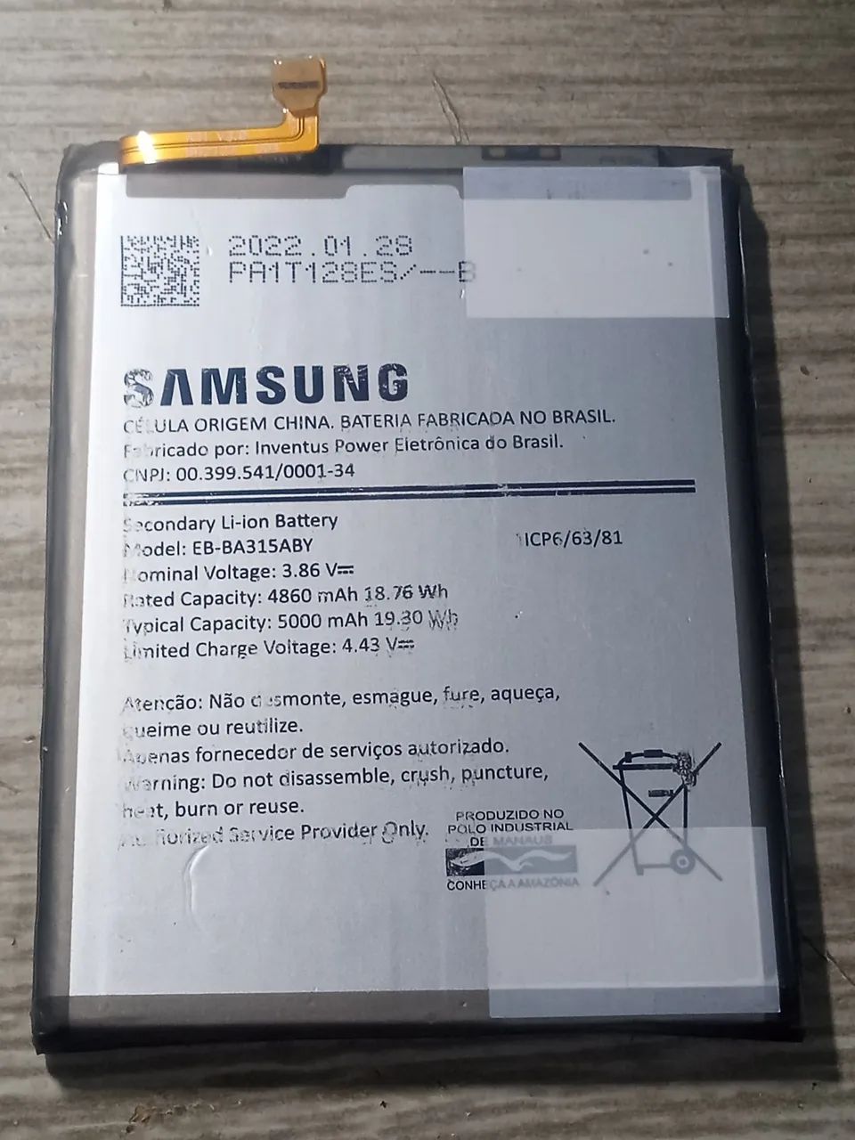 Bateria Samsung Galaxy A32 original  - Foto 2