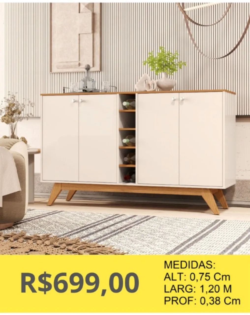 APARADOR BUFFET A PRONTA-ENTREGA  - Foto 2