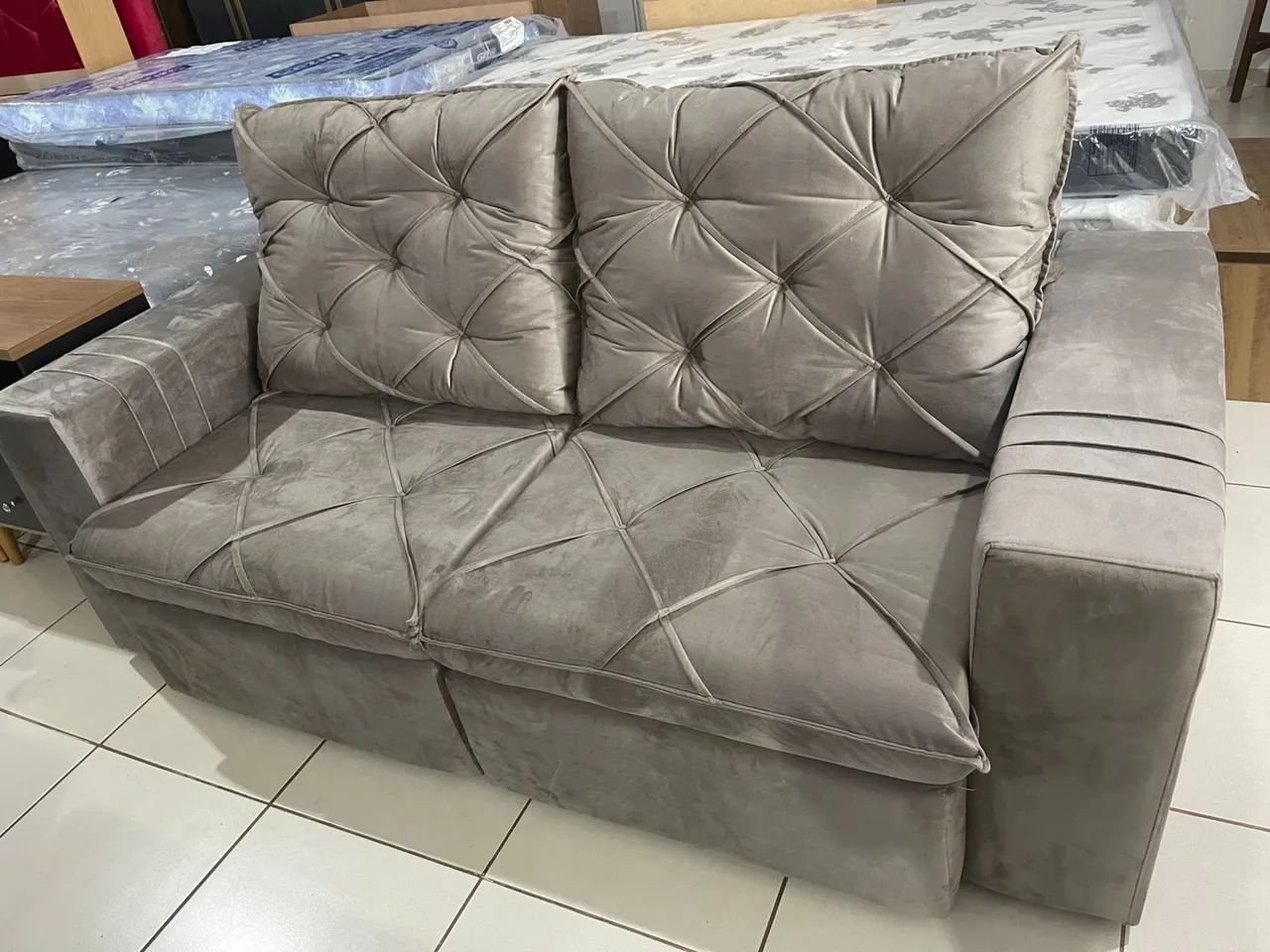 Sofa retratil e reclinável 2 mt  - Foto 2