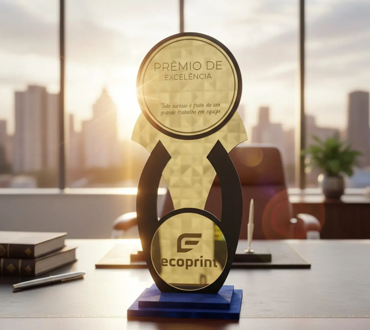 Kit 5 Troféus Personalizados 30cm - Acrílico - Foto 5