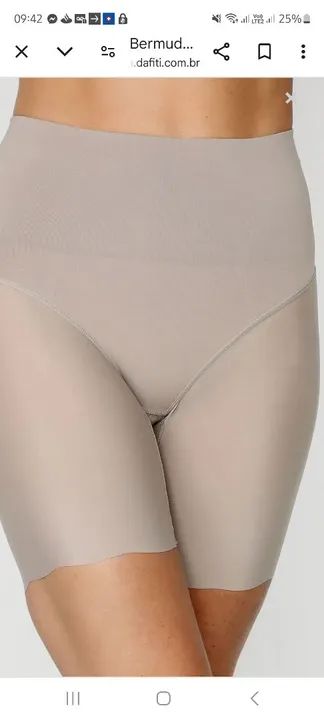 Calcinha de renda bege - Foto 3