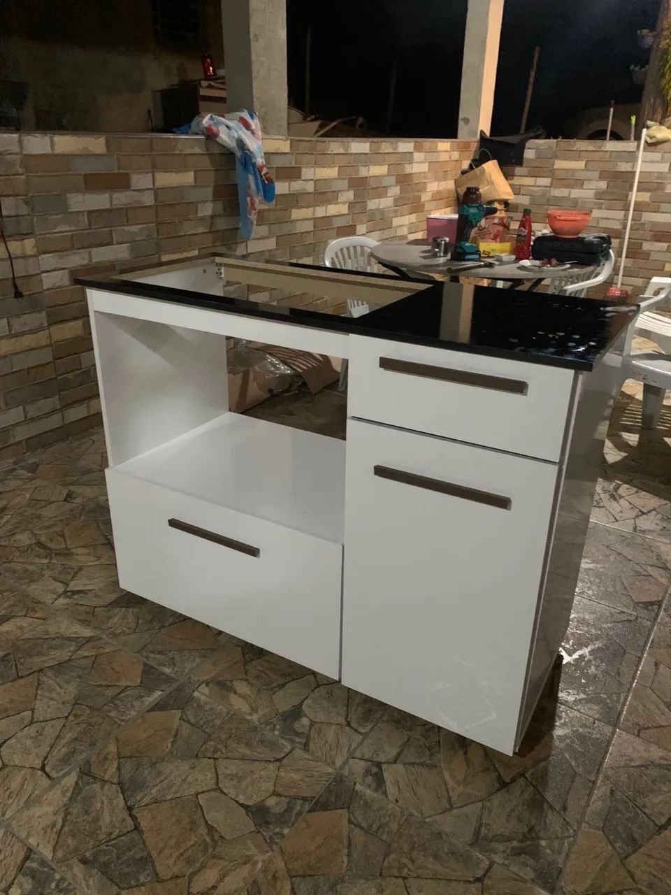 Balcão para cozinha de cooktop