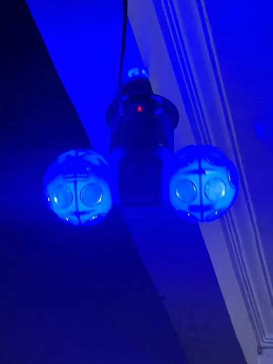 Globo giratório com luz led - Foto 3