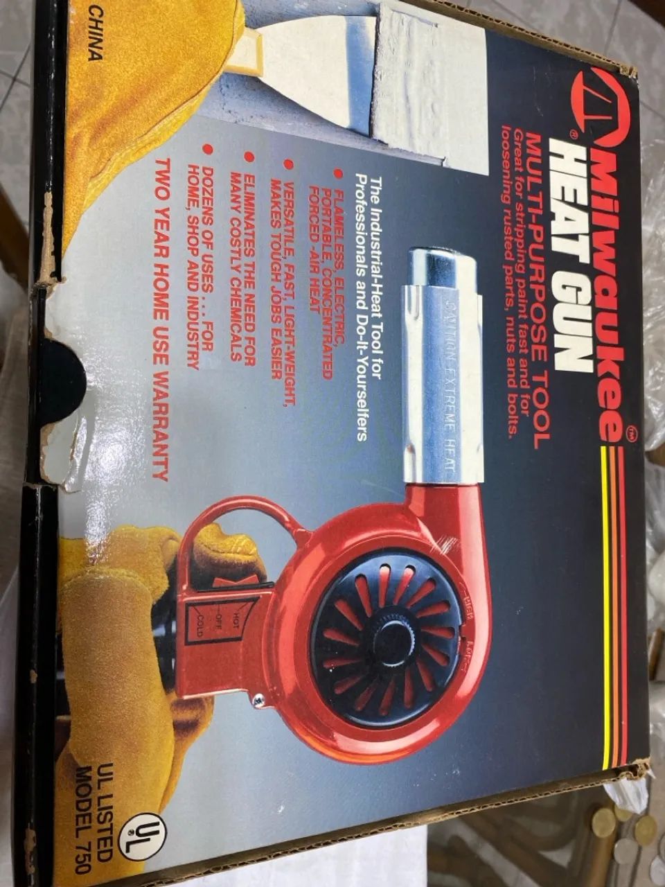 Pistola de calor Milwaukee 750