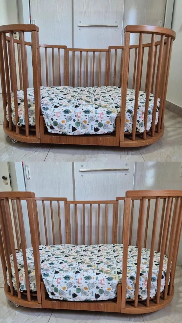 Berço Sonhos Cia do Móvel - Madeira maciça