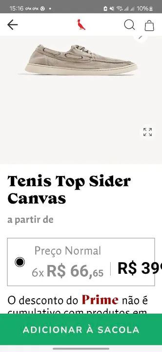 Tenis Top Sider Canvas Reserva - Foto 4