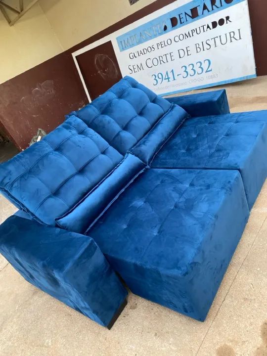 Sofá retrátil e reclinável 