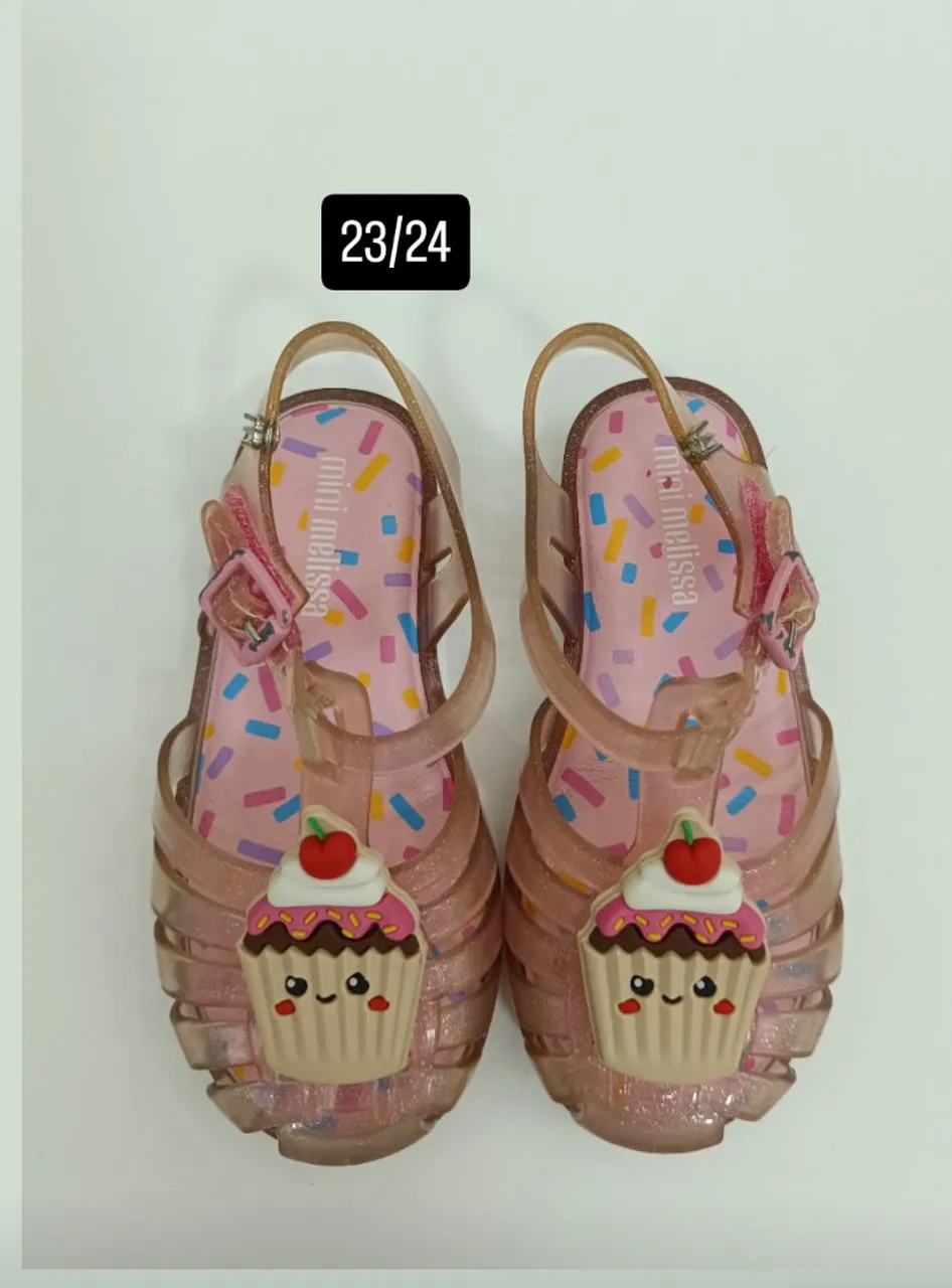 Sandália Infantil Mini Melissa Cupcake 23/24