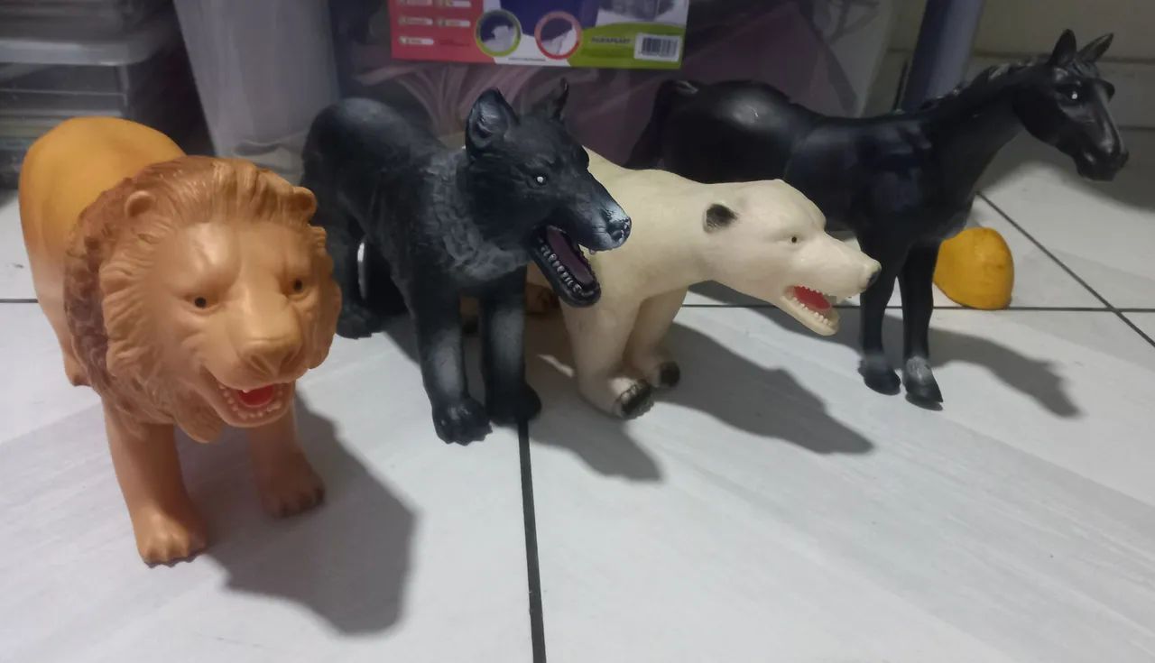 Kit de 4 animais de brinquedo - Foto 4