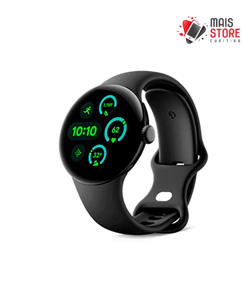 Relógio Google Smart Pixel Watch 3 41MM - Preto-Novos-Lacrados - Foto 4