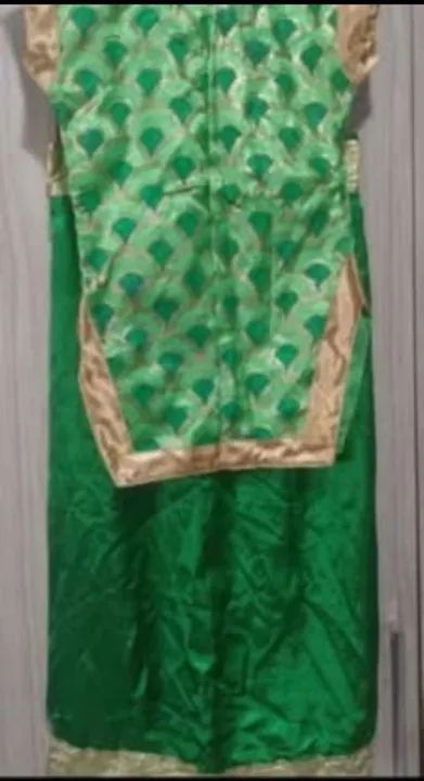 Conjunto indiano infantil verde e dourado Tam 10 - Foto 2