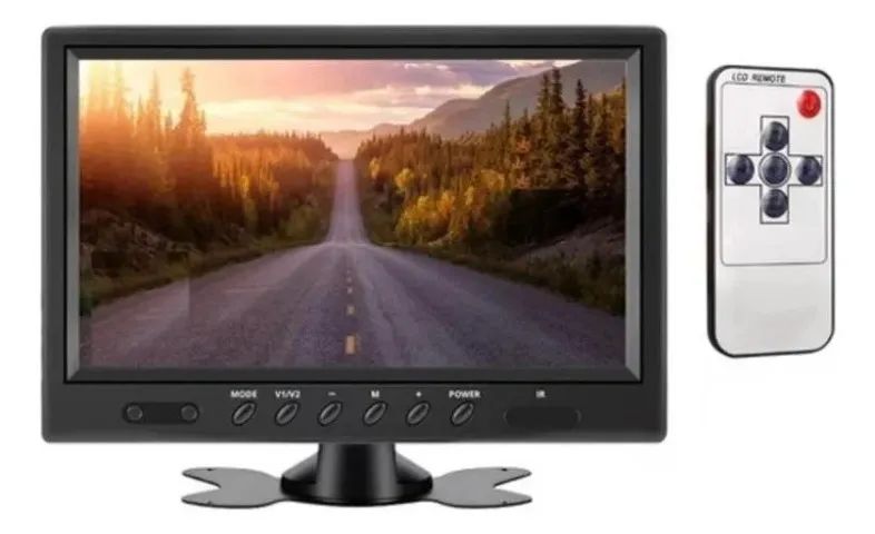 Tela Automotiva 9 Polegadas Monitor Lcd Para Câmera De Ré Tv - Foto 2