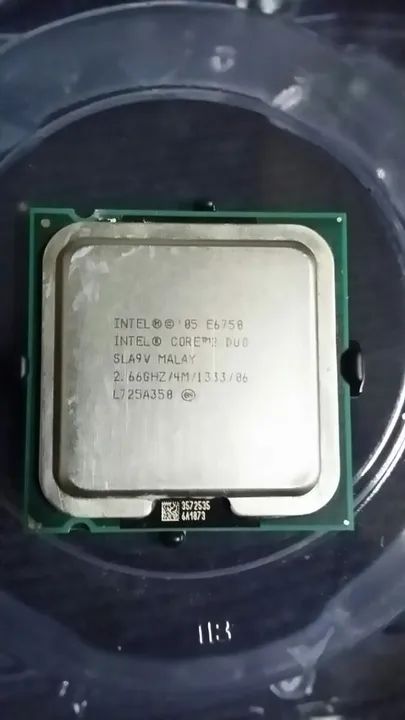 Processador Intel Core 2 Duo, 2,66GHZ, Box e Cooler.