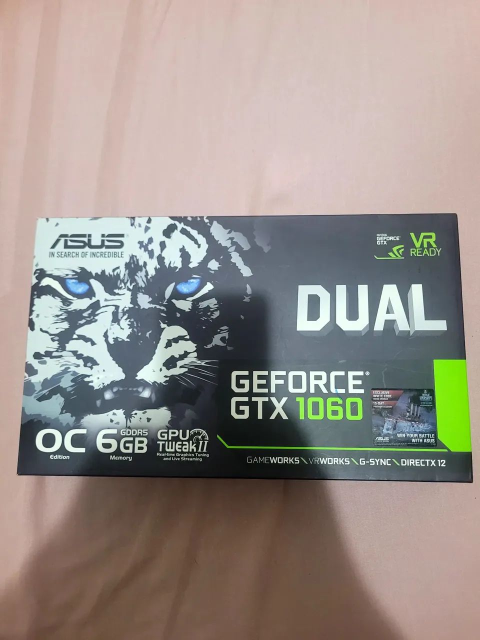 Placa de vídeo GTX 1060 6 GB