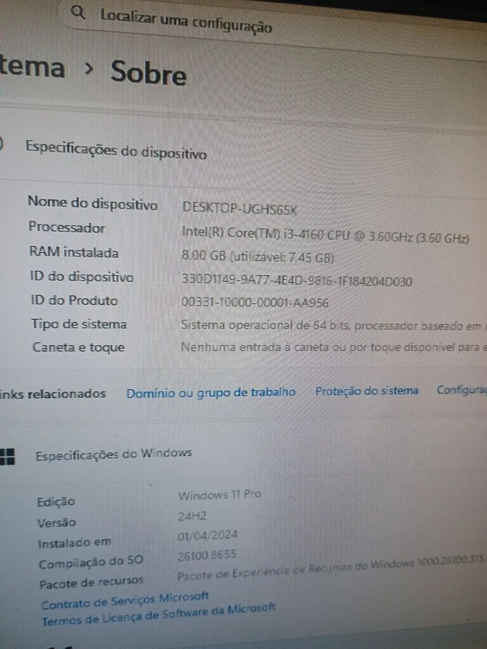 Computador *CPU** i3 4 geração 8 GB RAM** - Foto 4