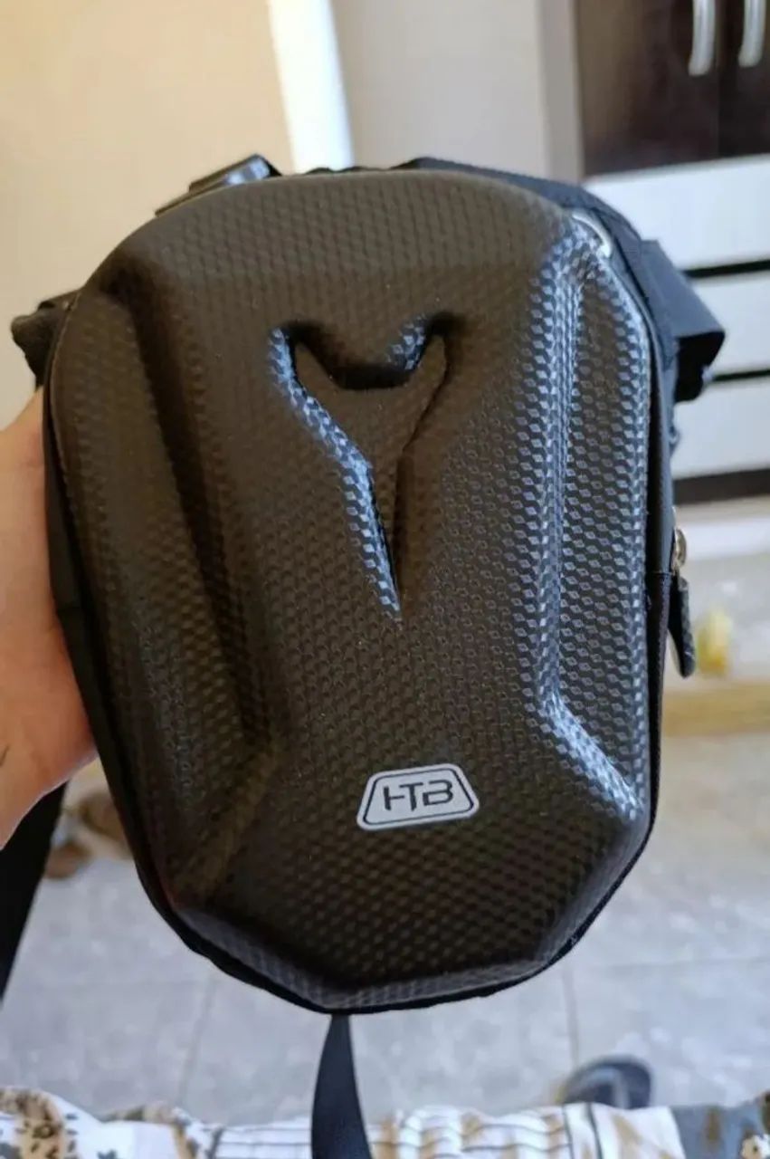 Bolsa lateral de perna motociclista 