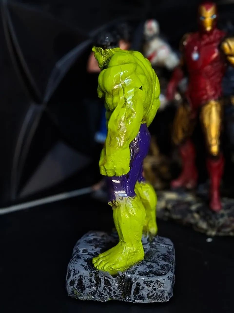 Estátua action figure do Hulk 22 cm - Foto 3