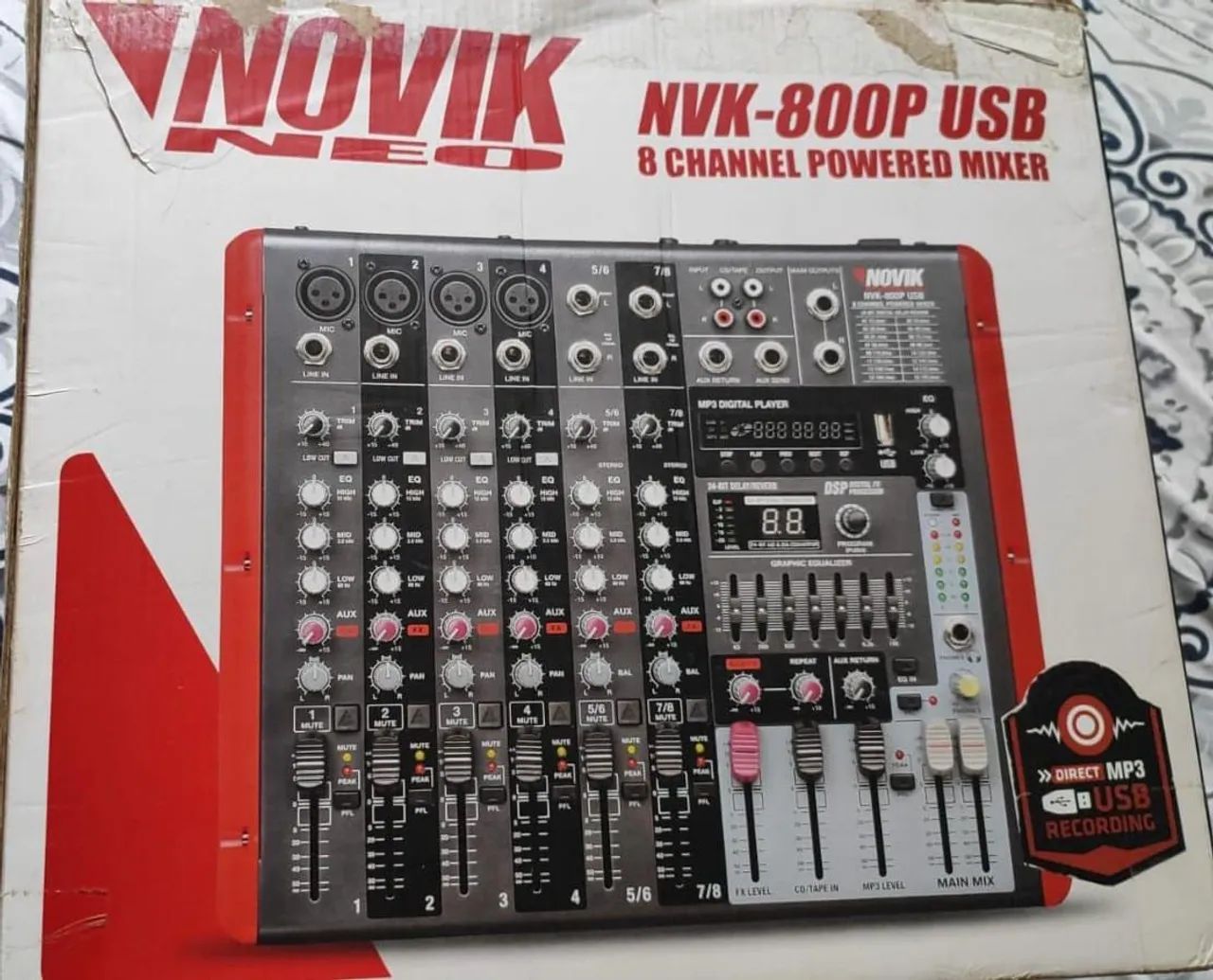 Mesa de som e caixa  - Foto 2