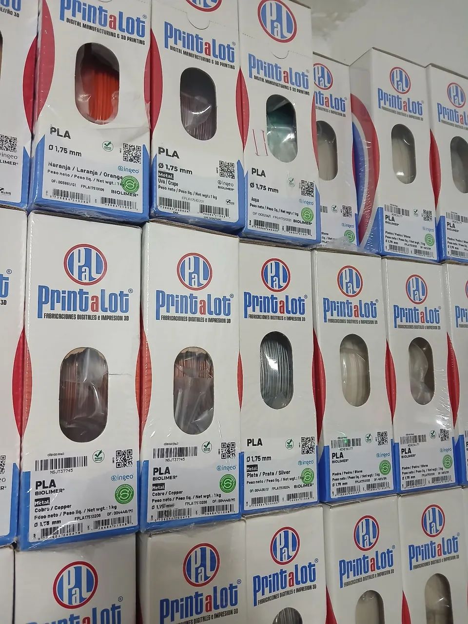 Filamentos Pla Printalot 1kg