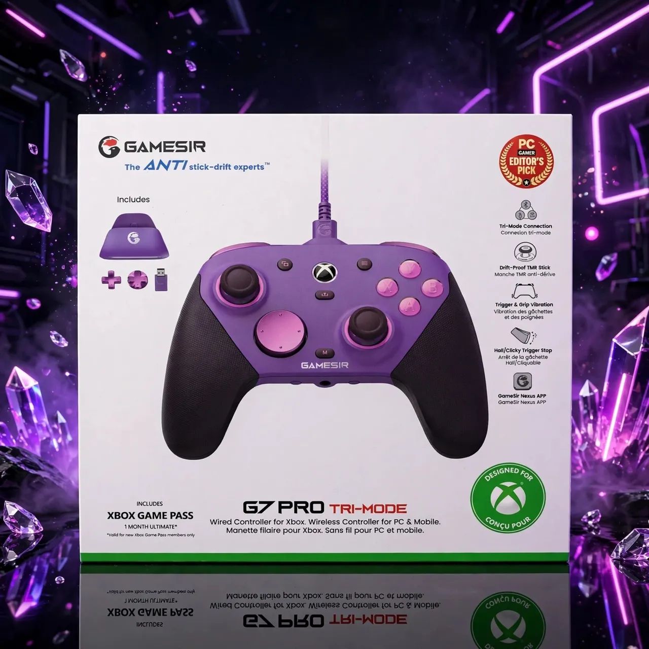 GameSir G7 Pro Plum Purple