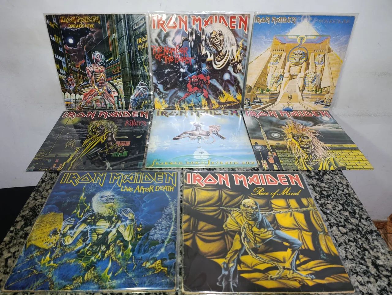 Discos de vinil, LP, Iron maiden coleção VG+