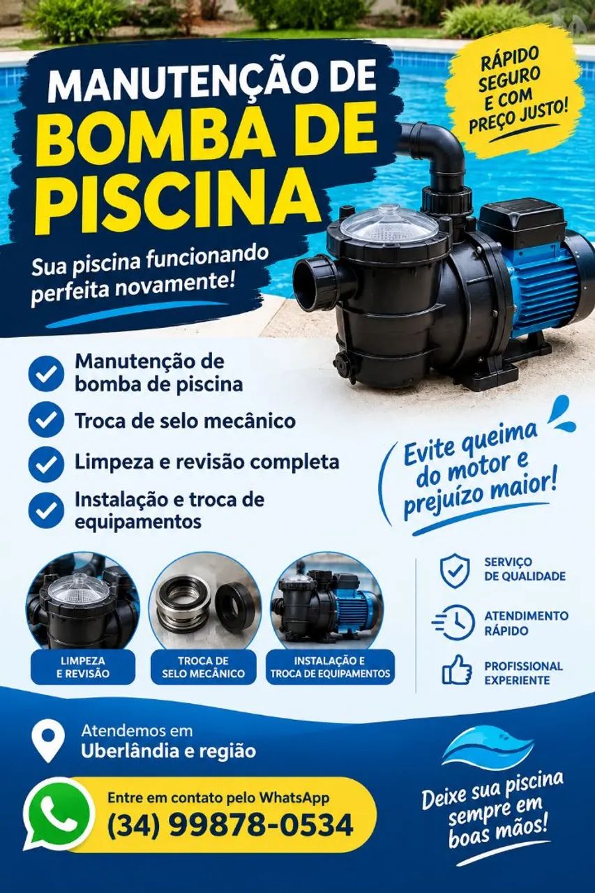 Manutenção de piscina 