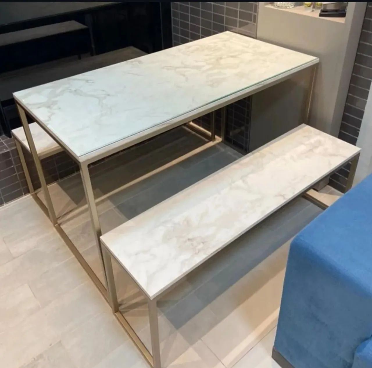 Mesa estilo industrial  - Foto 4
