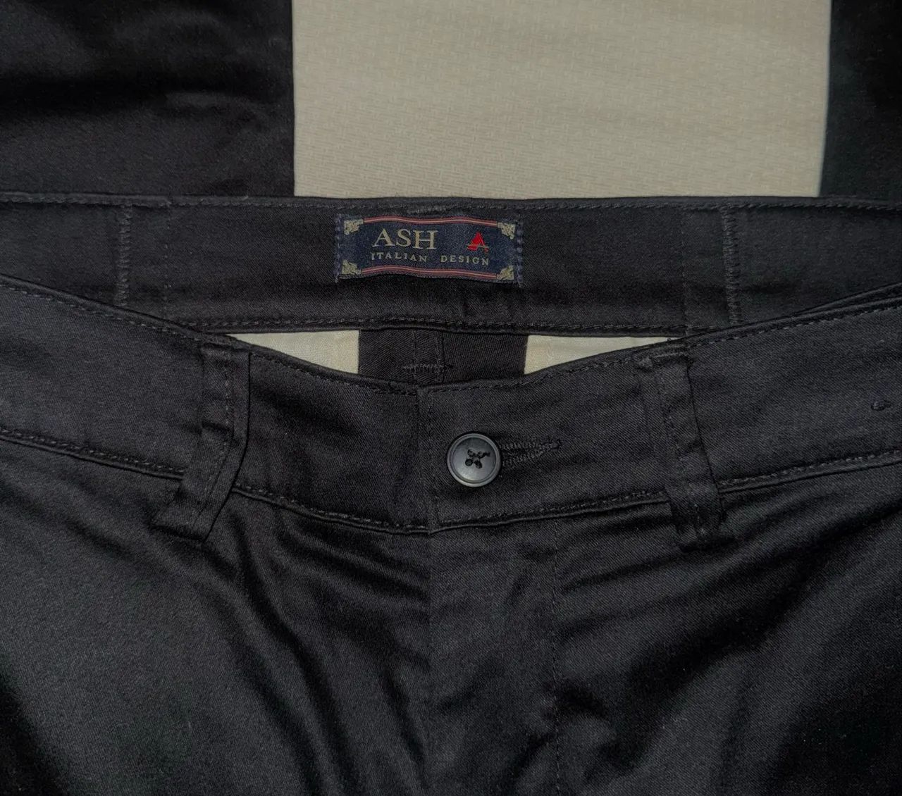 Calça Sarja Preta - Ash Italian Desing - 40