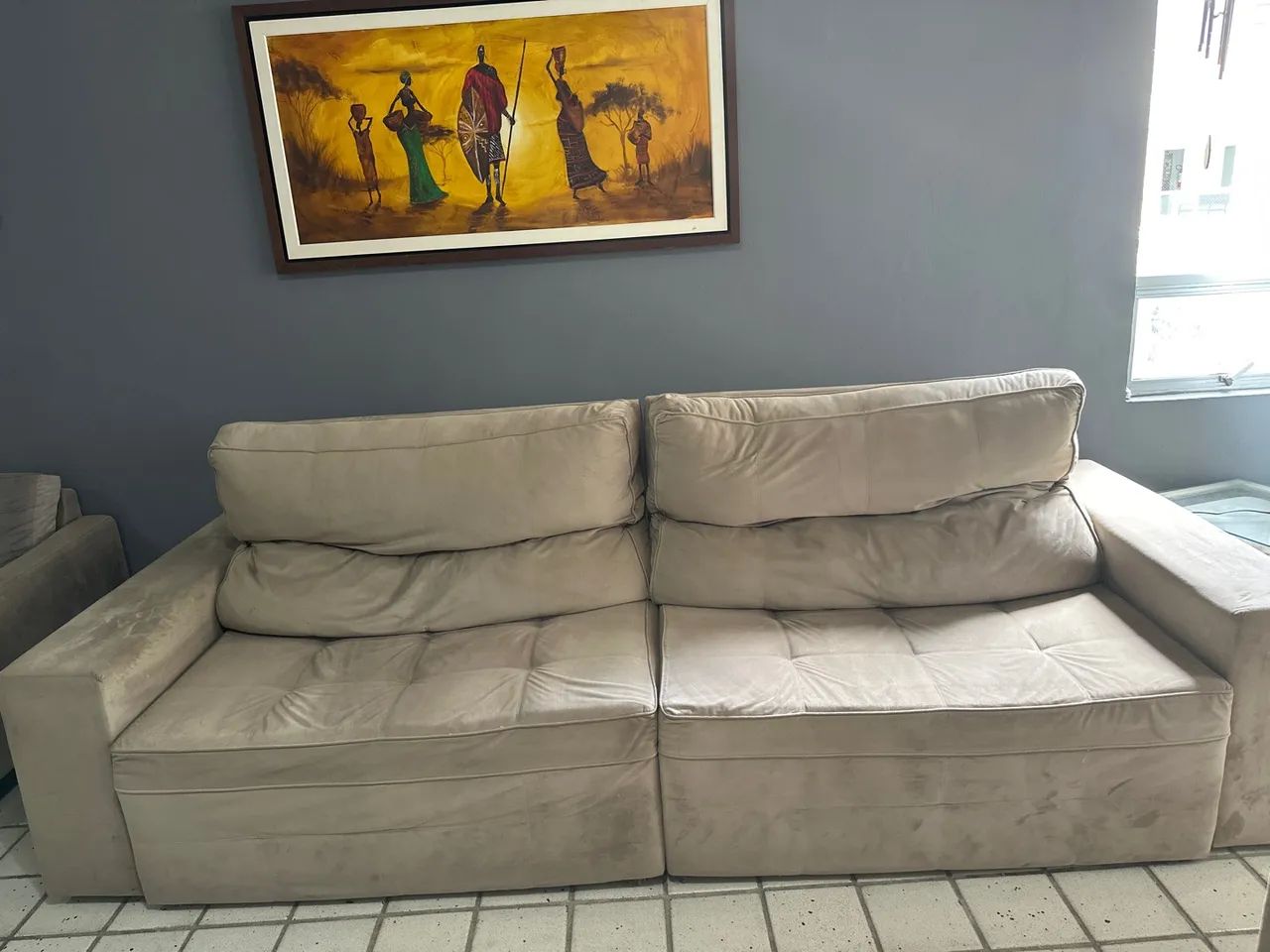 Sofá 4 lugares retrátil  - Foto 2