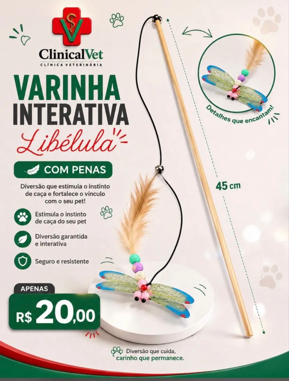 Varinha interativa para Gatos 