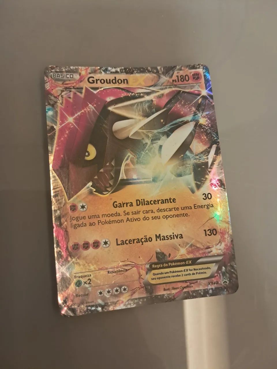 Groudon-EX XY42 - Carta Pokémon