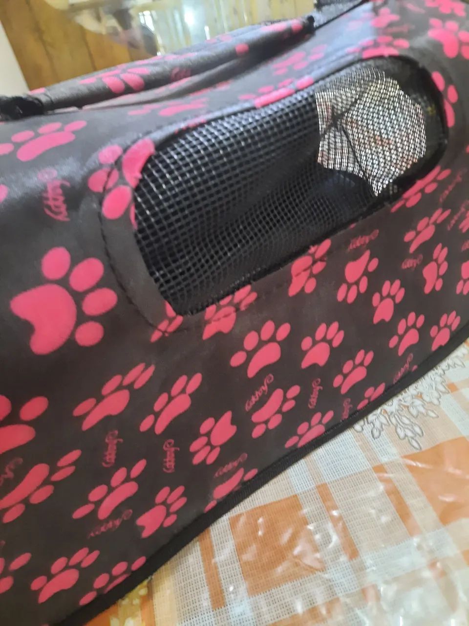 BOLSA PARA TRANSPORTE DE PET - GATO/CACHORRO/OUTROS - Foto 2