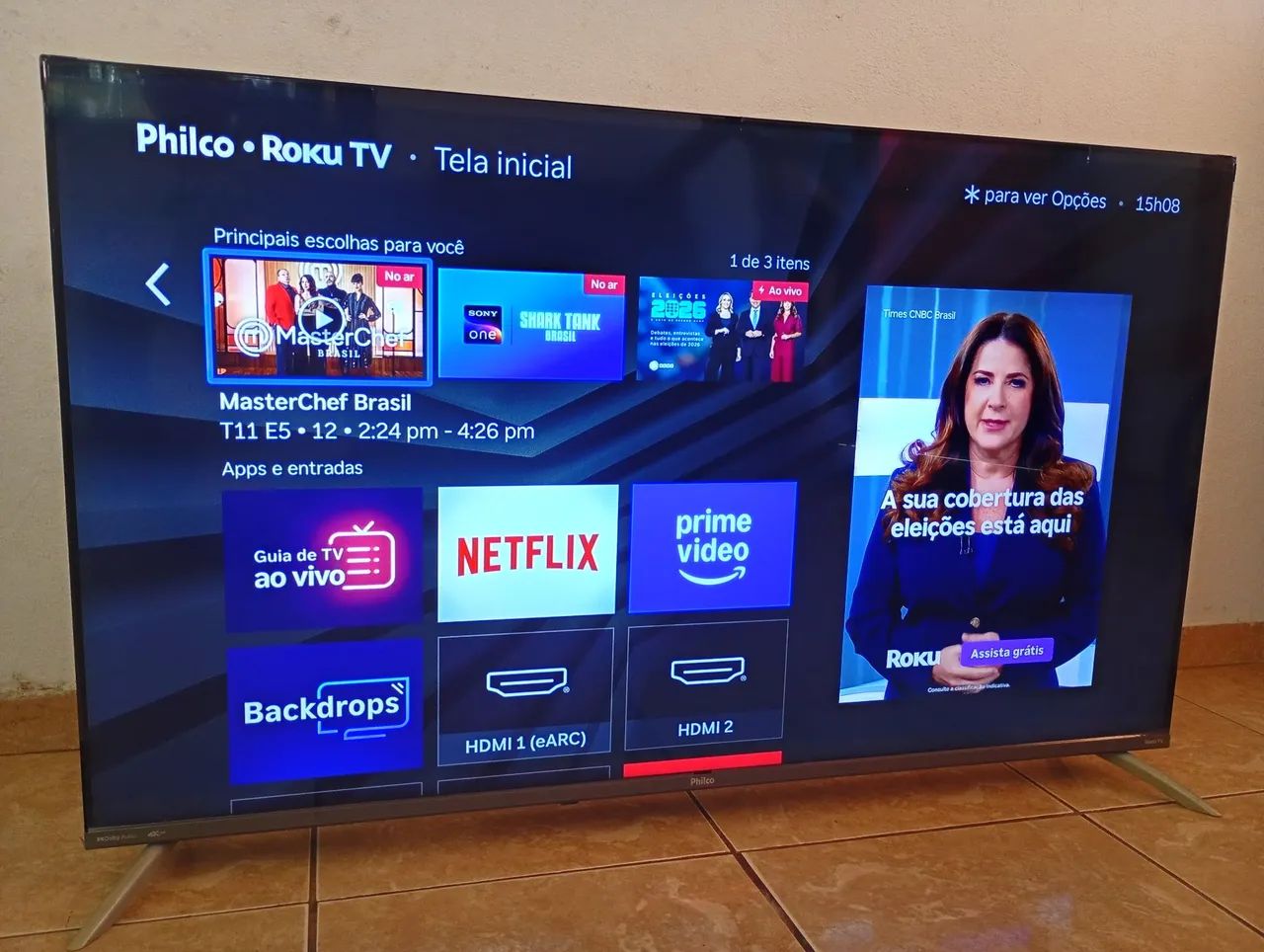 Vendo essa tv da Philco 55 polegadas smart Roku  - Foto 2