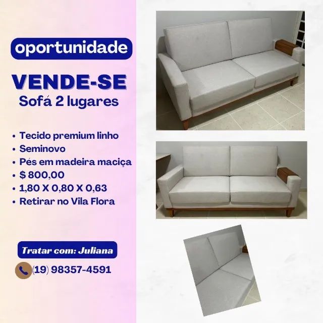 Sofá 2 lugares