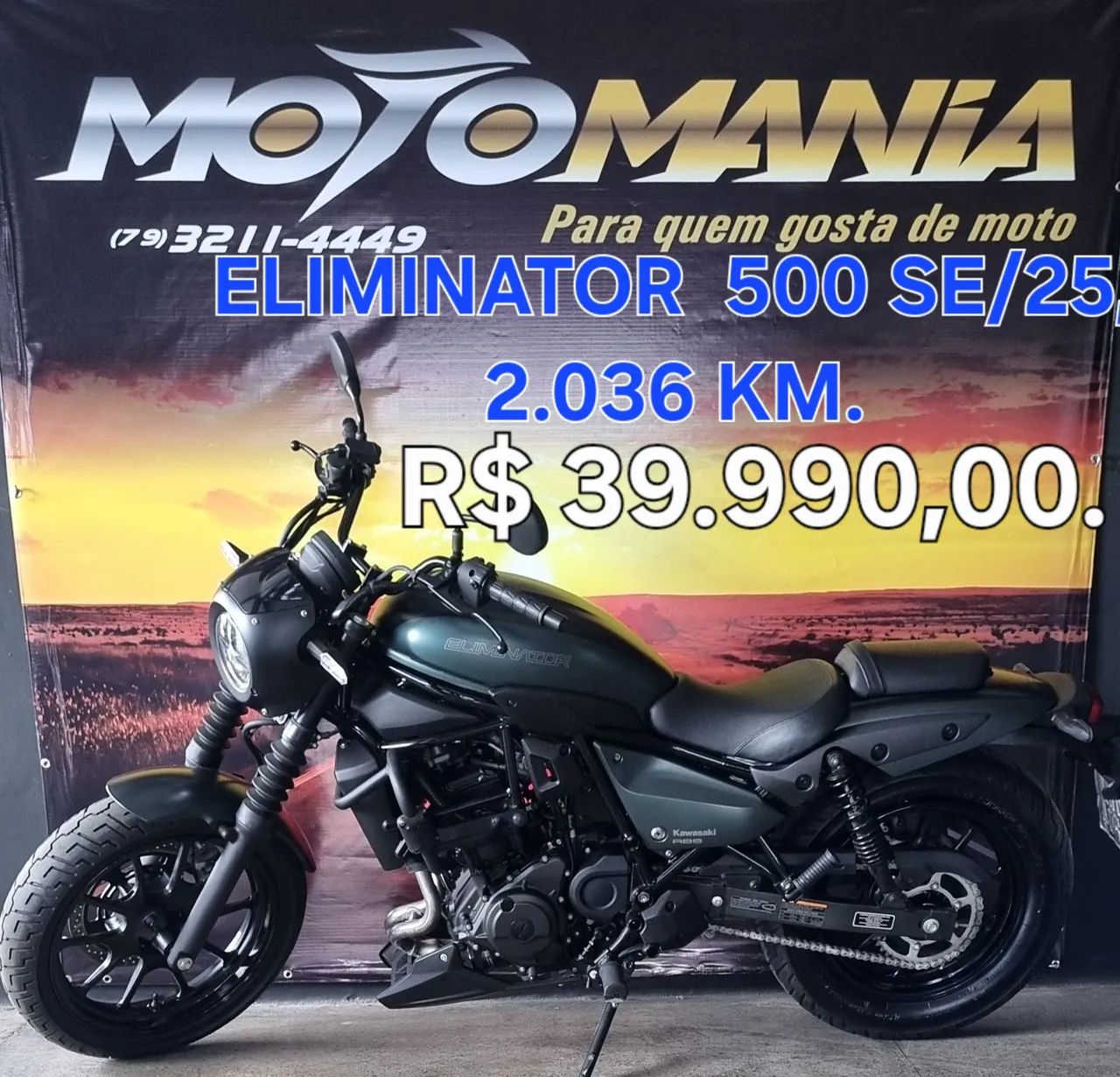 ELIMINATOR 500 SE/25 .2.036 KM.