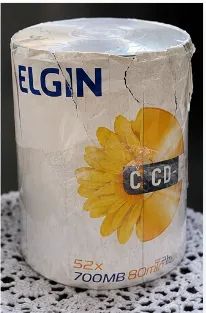 LOTE DE CDs VIRGENS CD-R ELGIN - 700 MB / 80 MIN - 52X - Foto 4