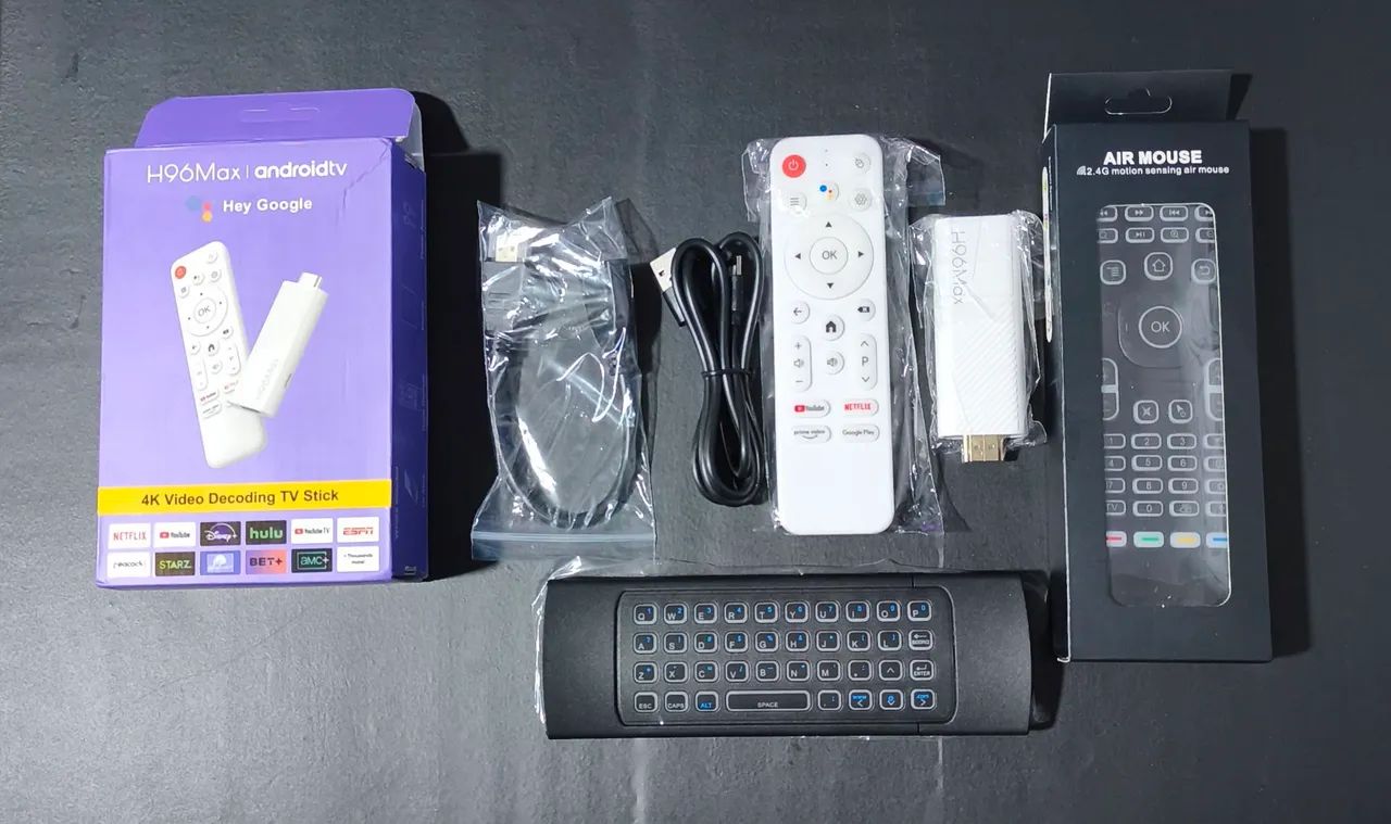 Stick H96 Max 2/16GB LACRADO. Faça sua TV antiga ser smartv