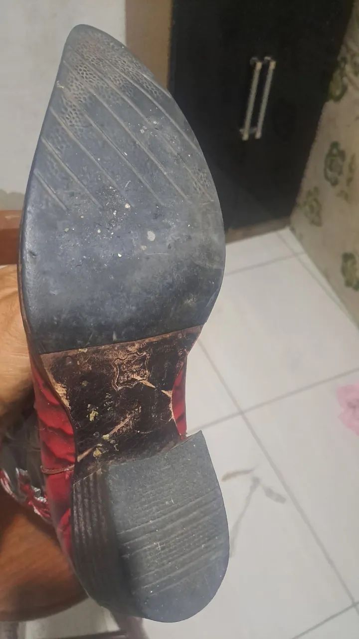 Bota em couro legítimo  - Foto 3
