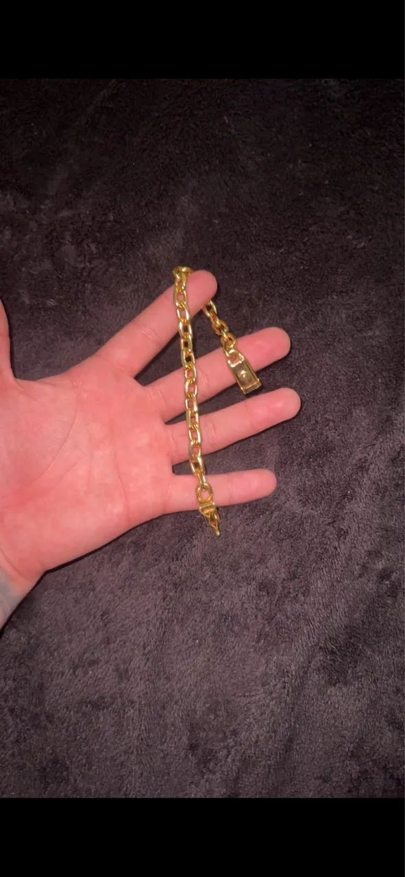 Pulseira 10mm ouro - Foto 4